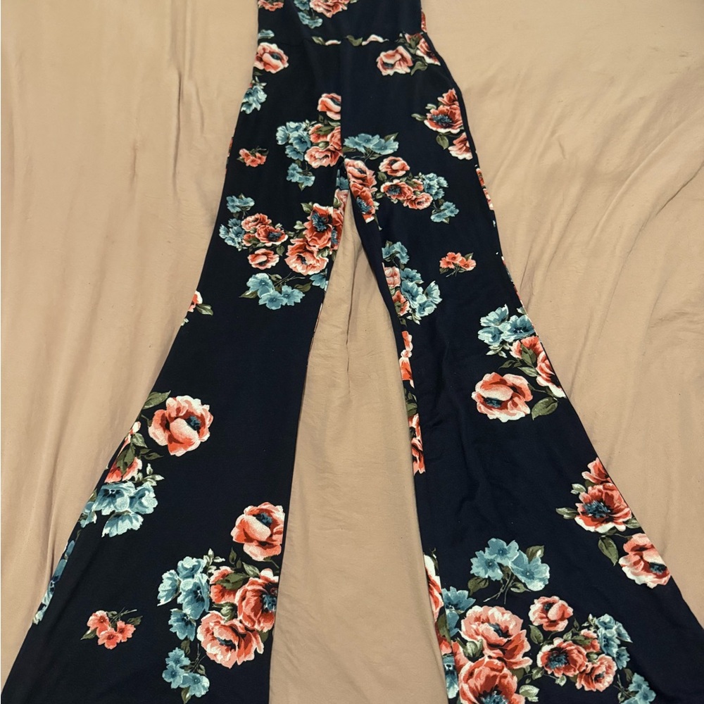 Floral Wide-Leg Jumpsuit
